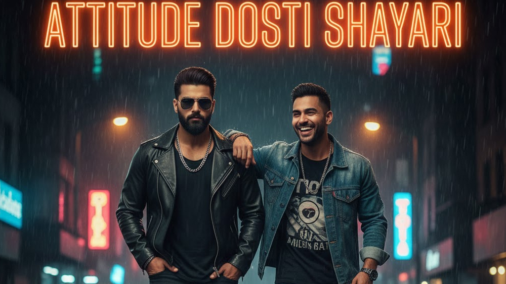 attitude dosti shayari